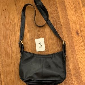 Hobo black crossbody purse